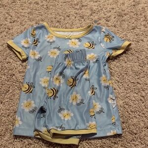 Blue and Yellow Kids Pajama Set